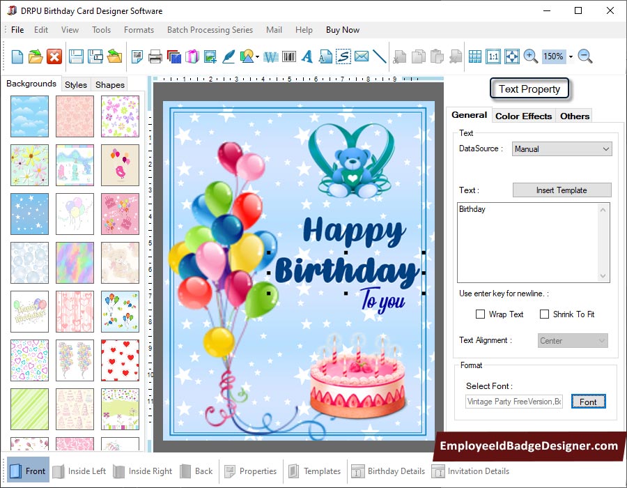 birthday Card Designing Software