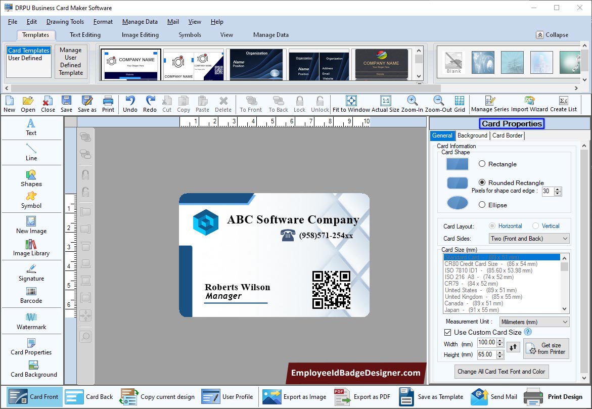 Business Card Software