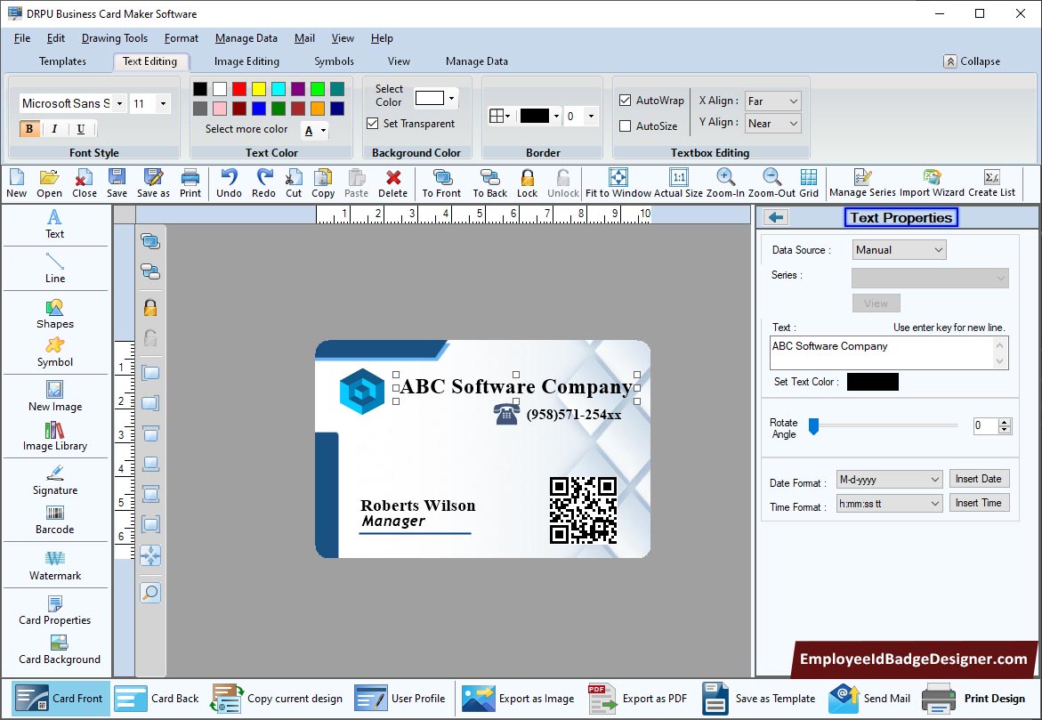 Business Card Software