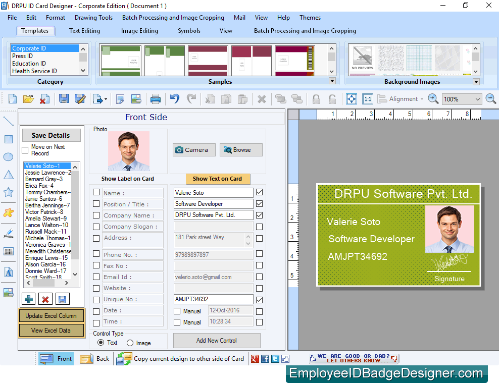 ID Card Designing - Corporate Edition