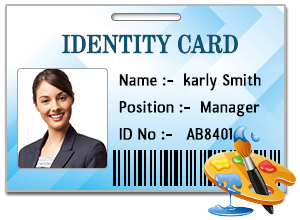 ID card software make identity card employee IDS badges maker program