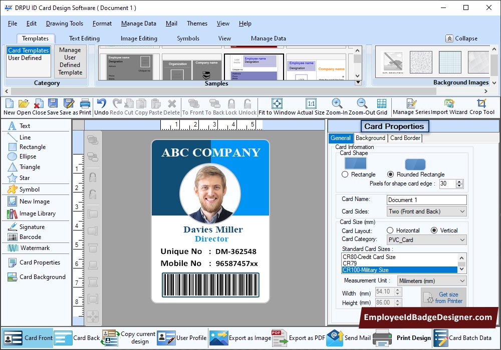 ID Card Designing Software