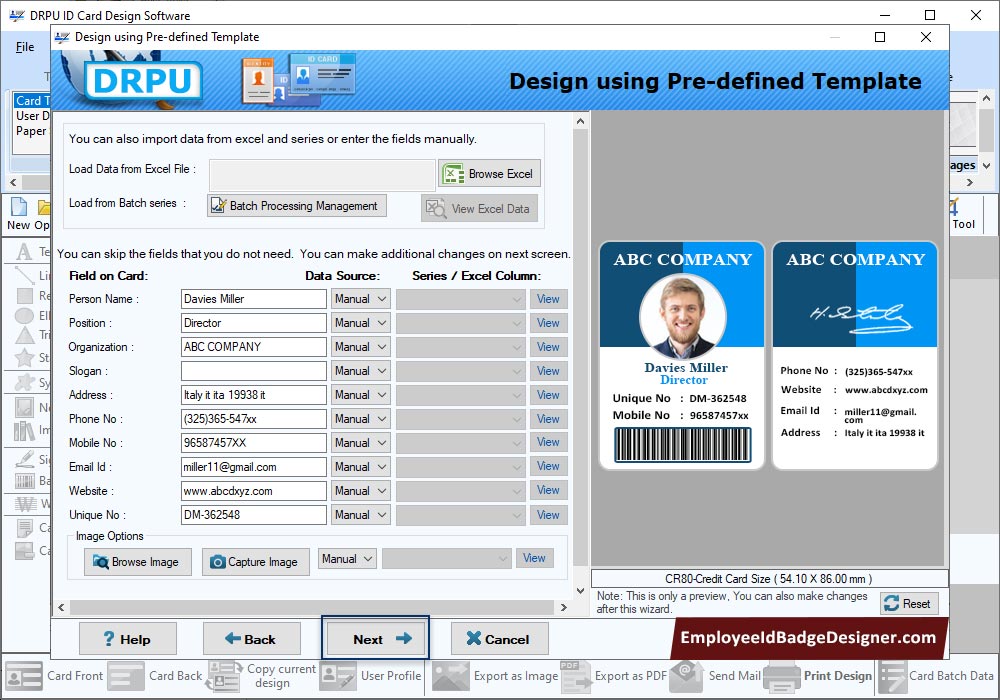 ID Card Designing Software