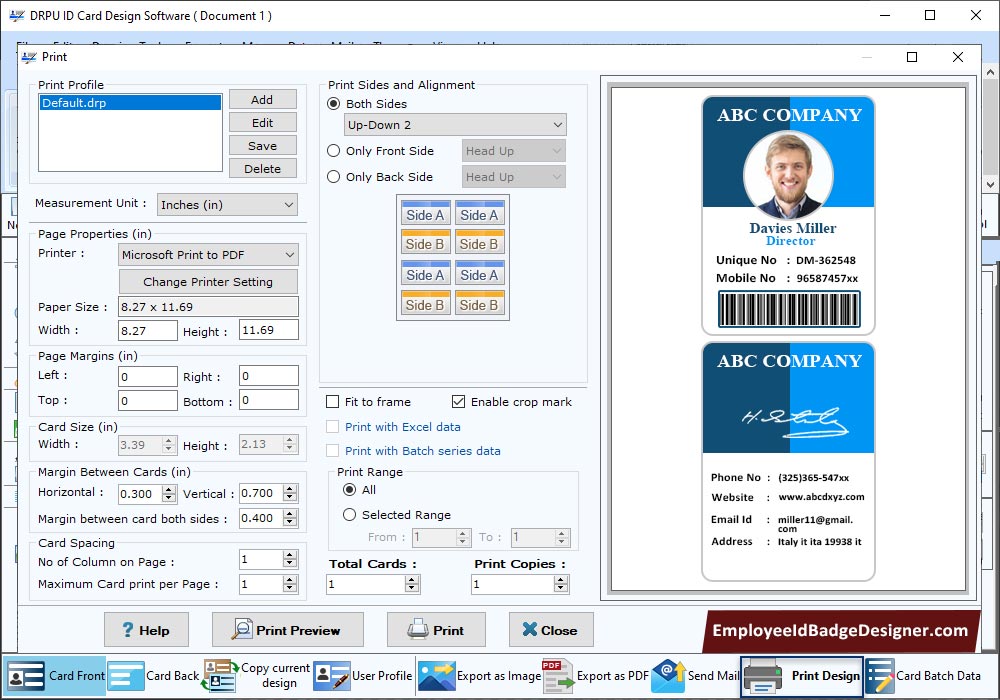 ID Card Designing Software